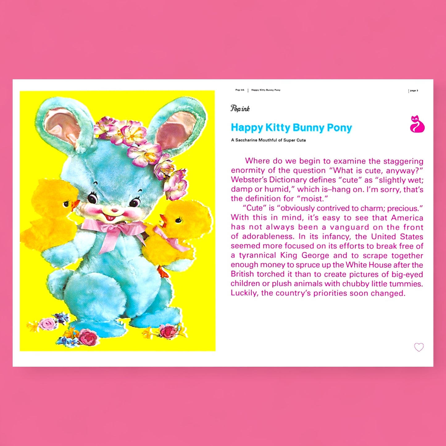 Happy Kitty Bunny Pony:  A Saccharine Mouthful of Super Cute - Hella Kitsch