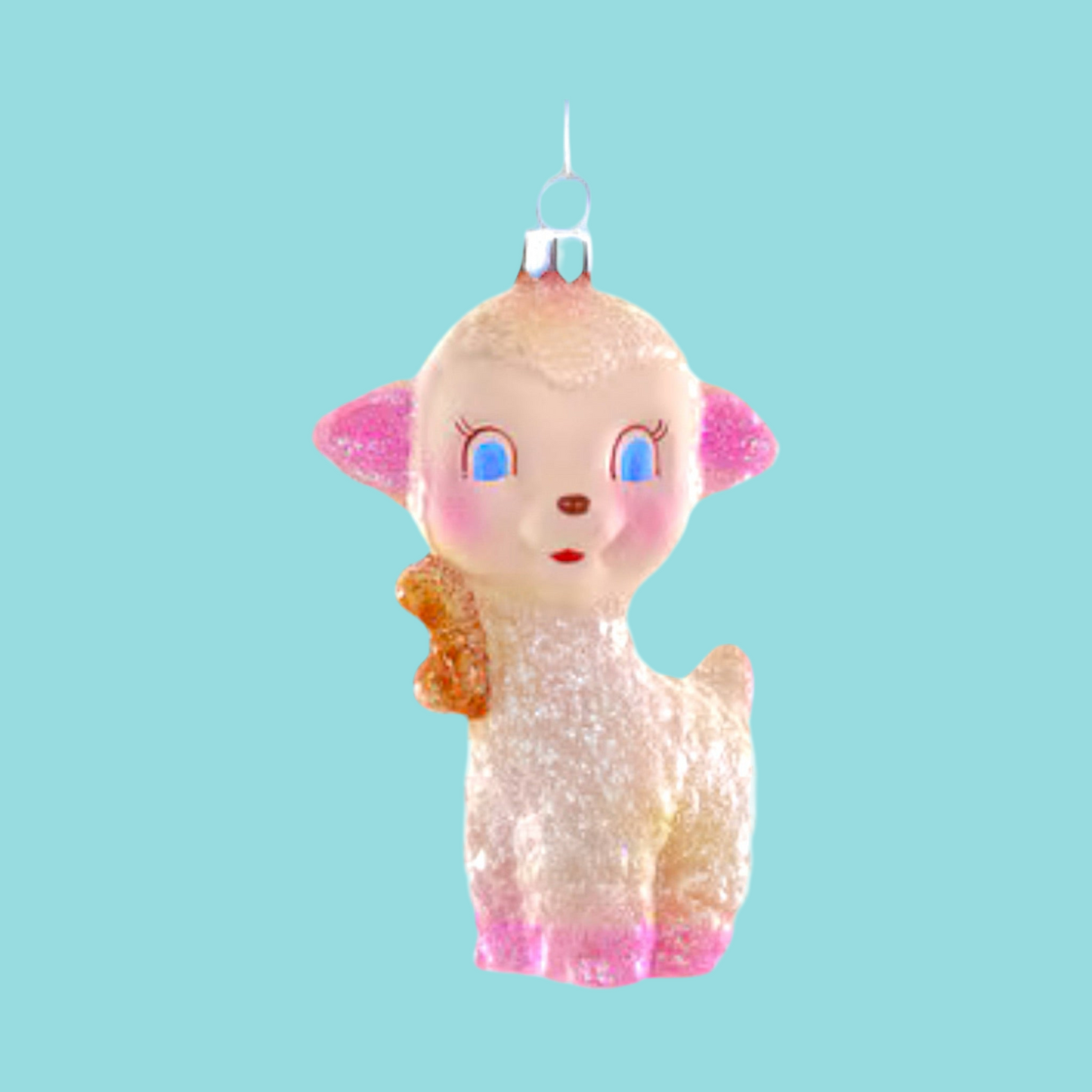 Kitschy Lamb Toy Ornament