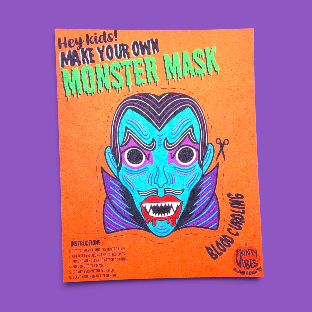 Make Your Own Classic Monster Mask