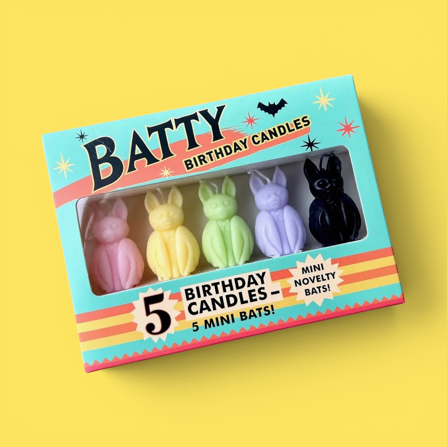 Set of 5 Vintage Inspired Birthday Candles