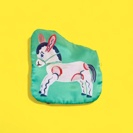 Nathalie Lete Donkey Zipper Pouch - Hella Kitsch