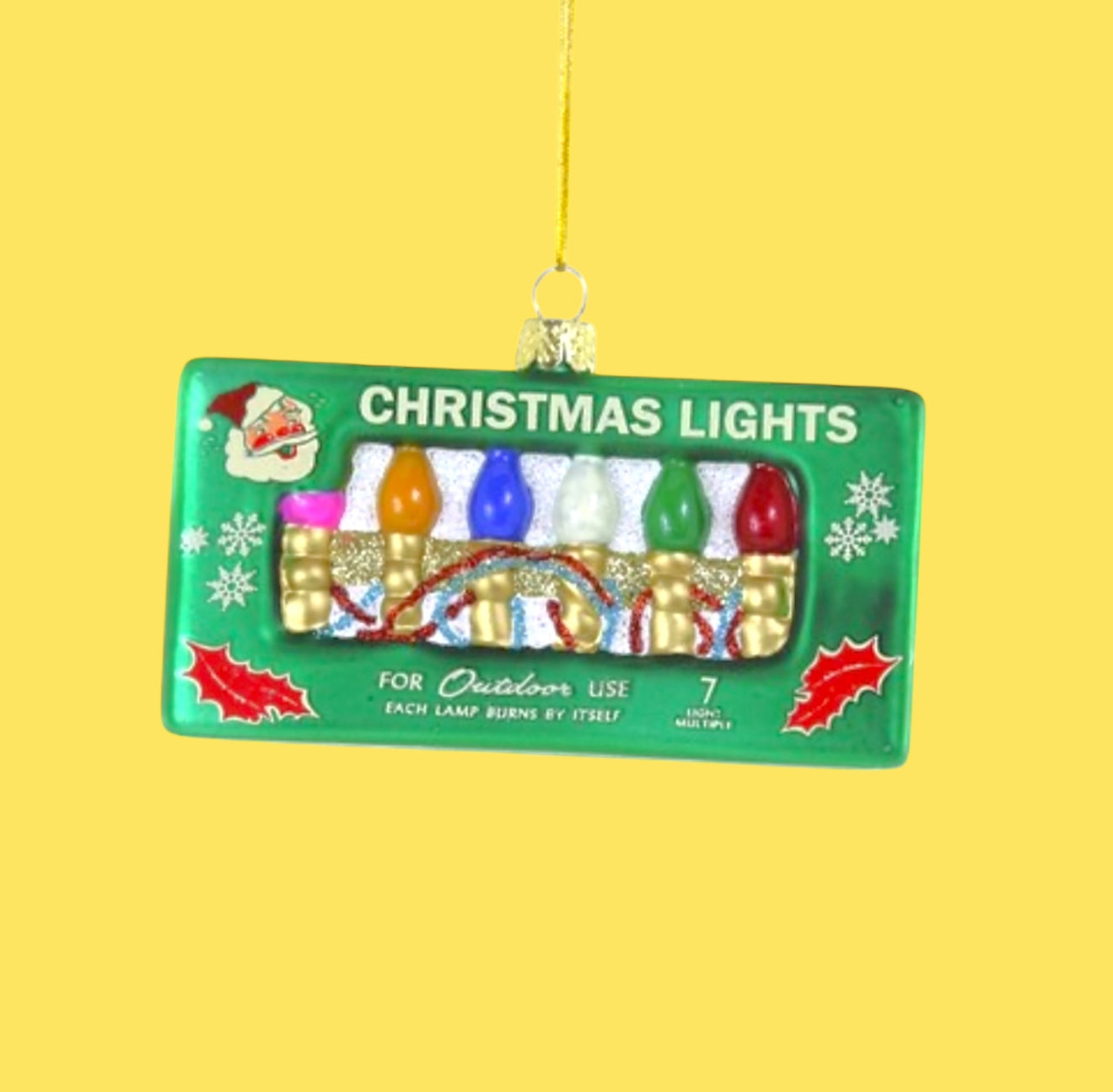 Cody Foster Vintage Christmas Lights - Ornament - Hella Kitsch