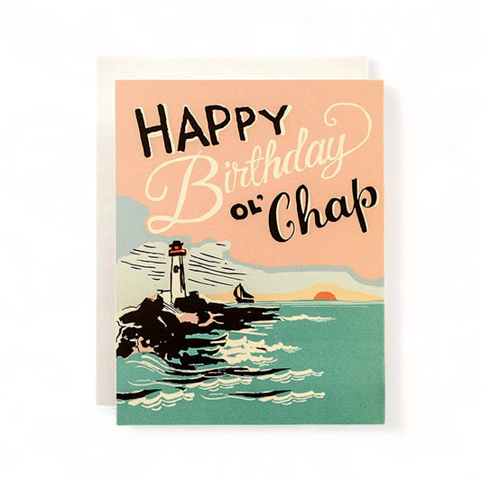 Happy Birthday Chap - Greeting Card - Hella Kitsch