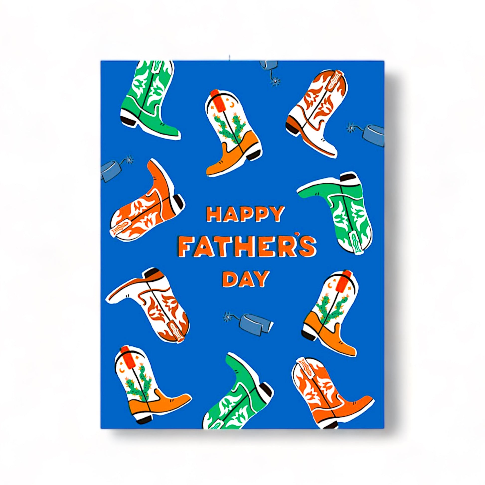 Happy Father’s Day Boots Greeting Card - Hella Kitsch