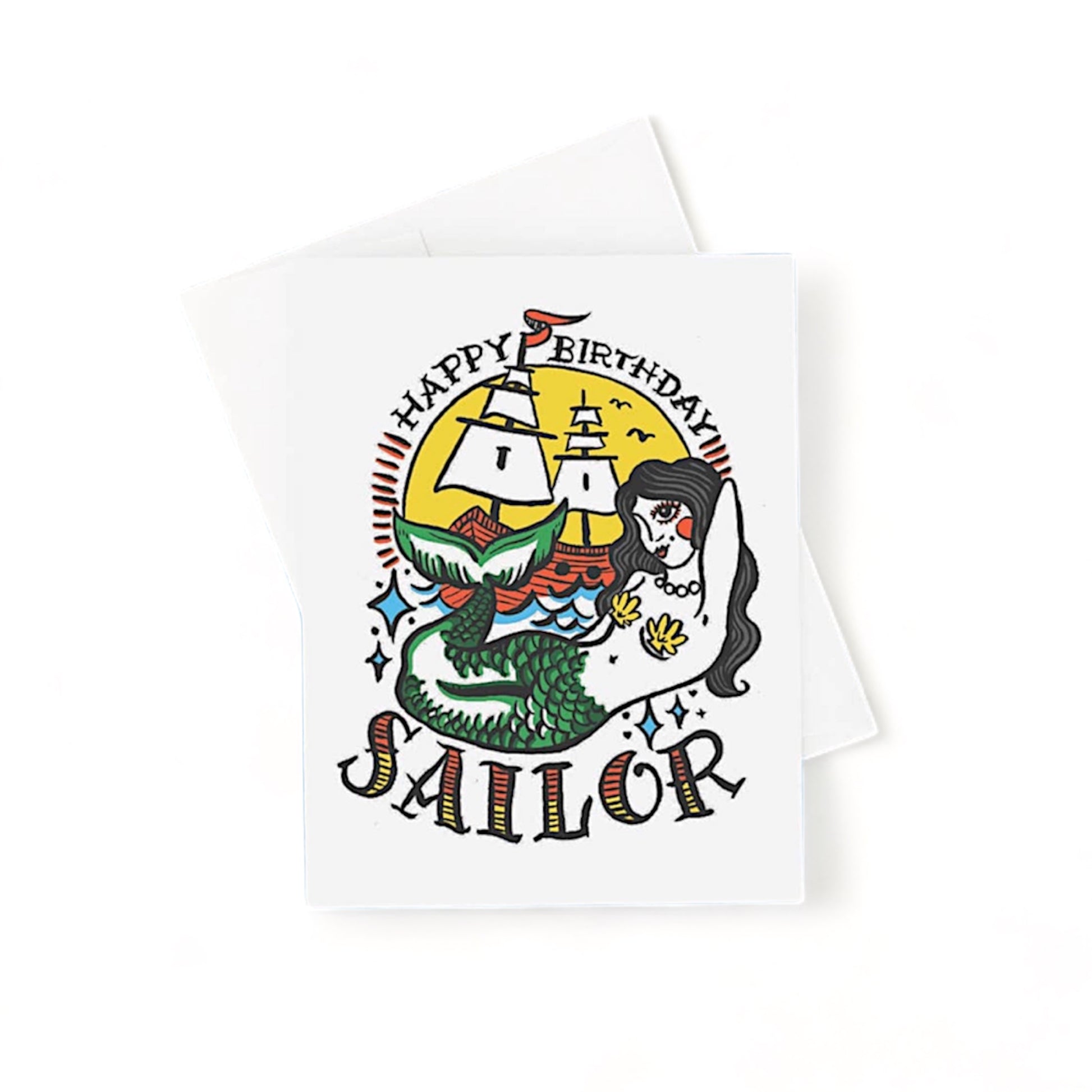 Happy Birthday Sailor - Greeting Card - Hella Kitsch