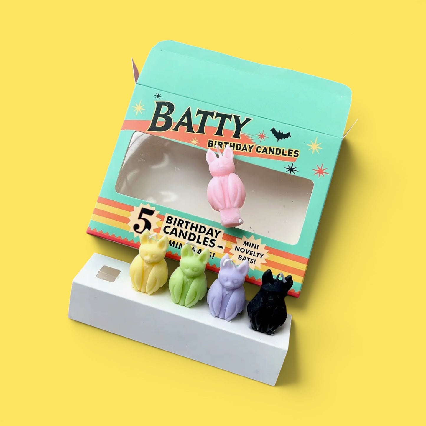 Set of 5 Vintage Inspired Birthday Candles