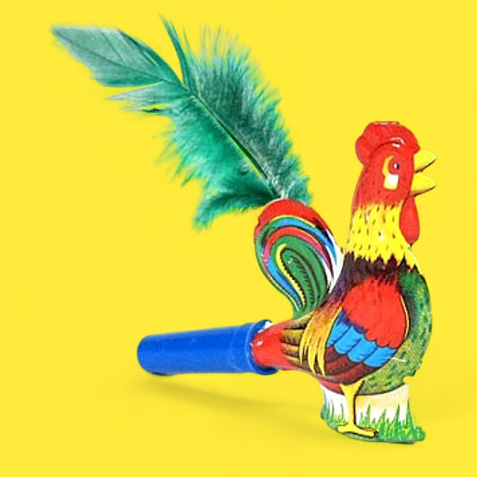 German Tin Rooster Horn - Hella Kitsch