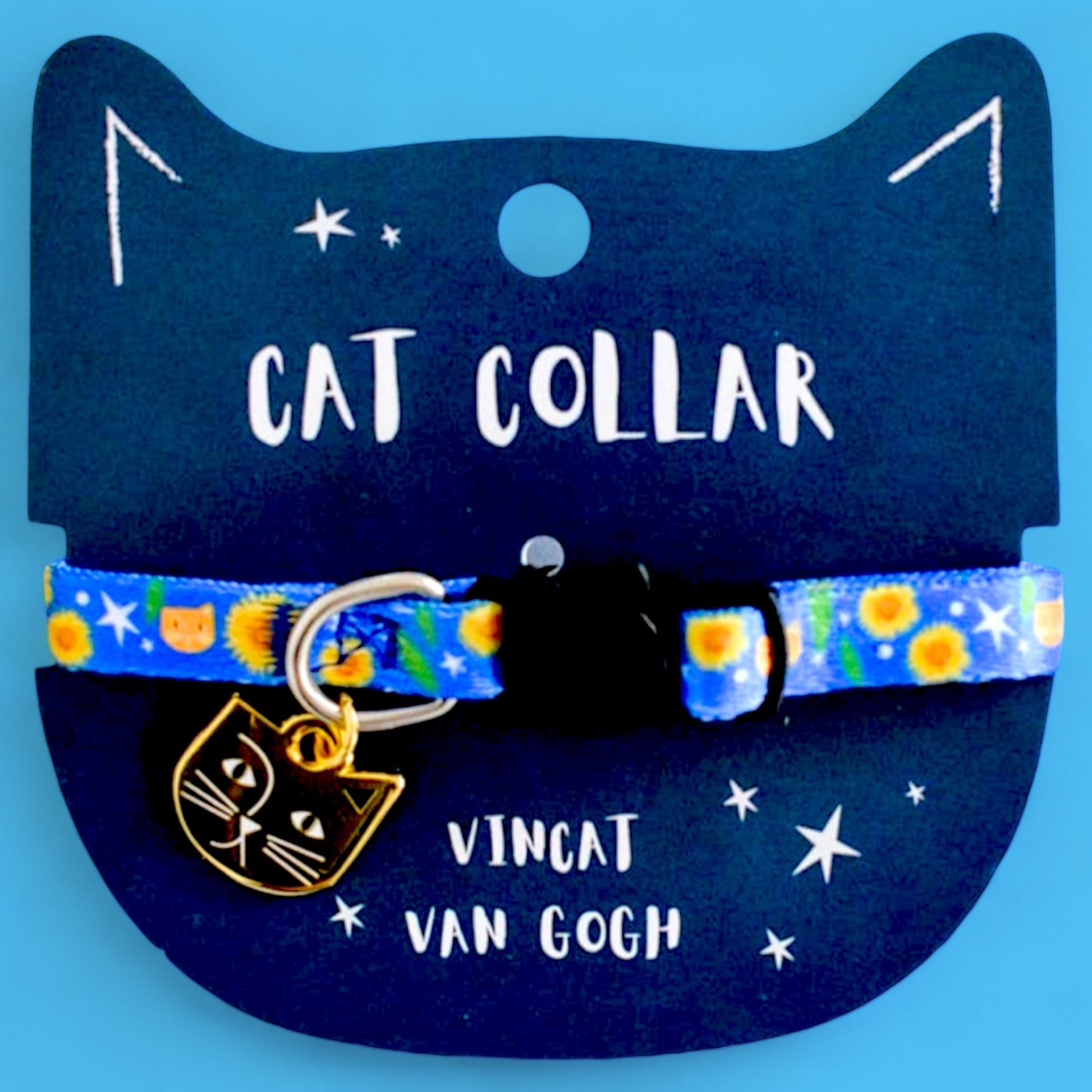 Vincat Van Gogh Cat Collar - Hella Kitsch