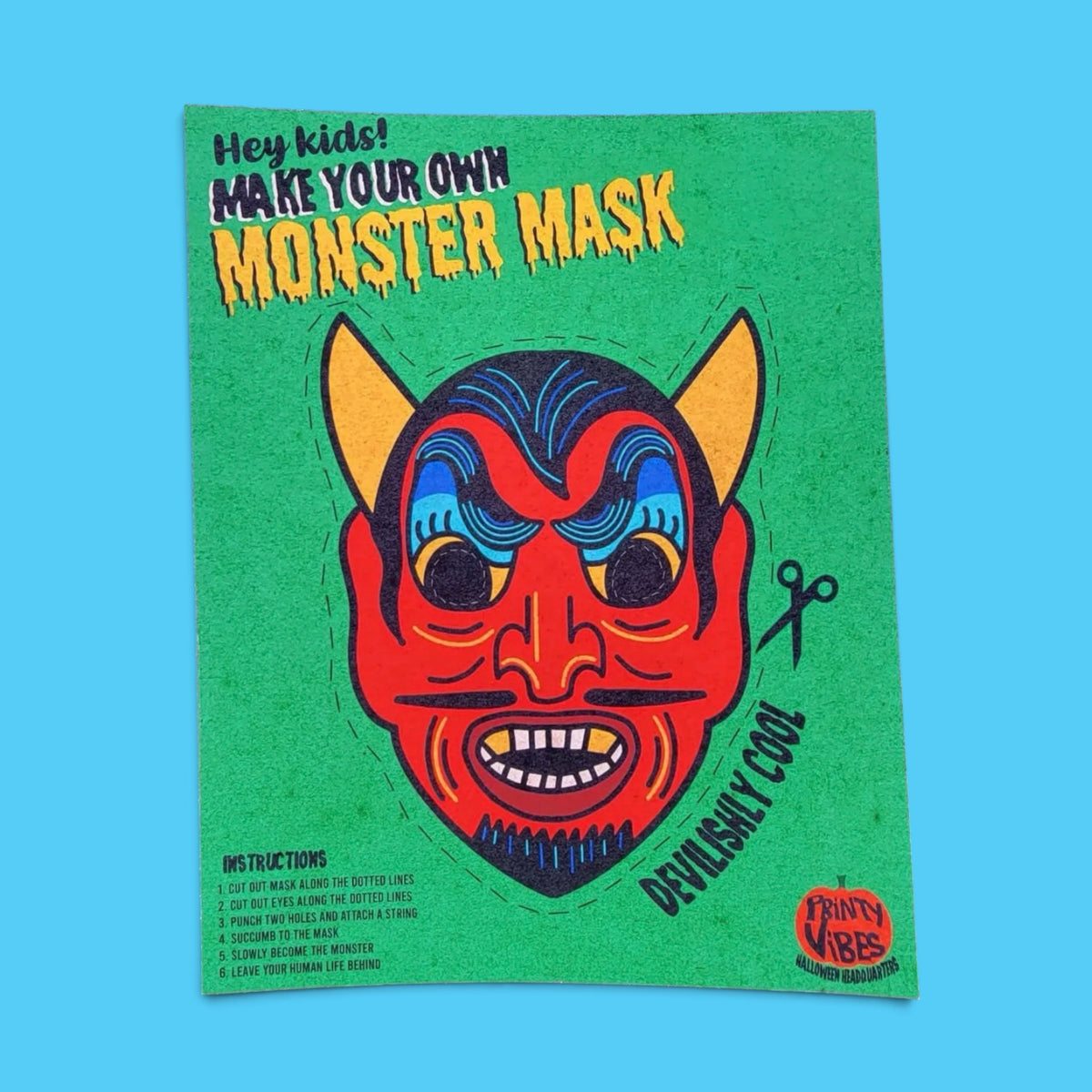 Make Your Own Classic Monster Mask