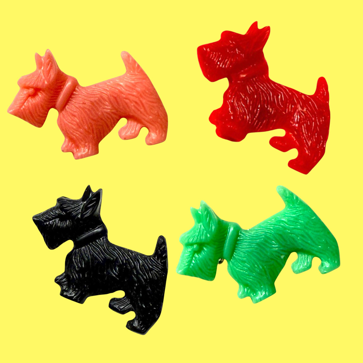 Retro Jarvis Scottie Dog Brooch