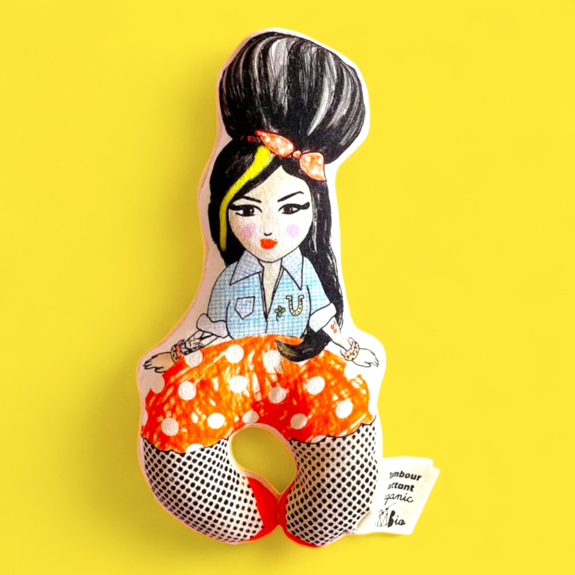 Amy Winehouse Baby Rattle - Hella Kitsch