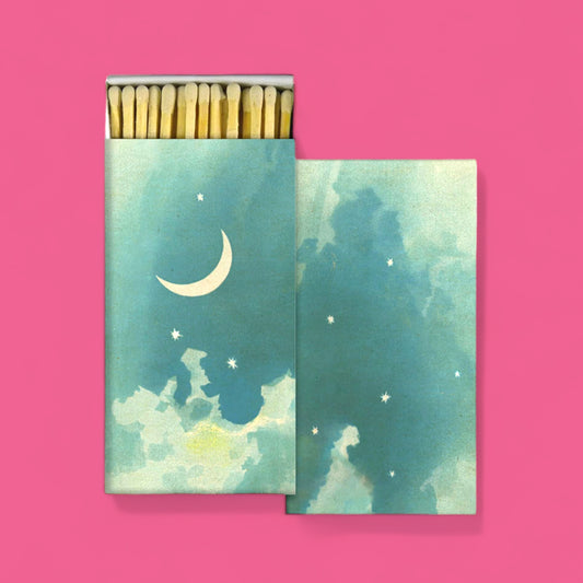 Boxed Safety Matches - Moon - Hella Kitsch