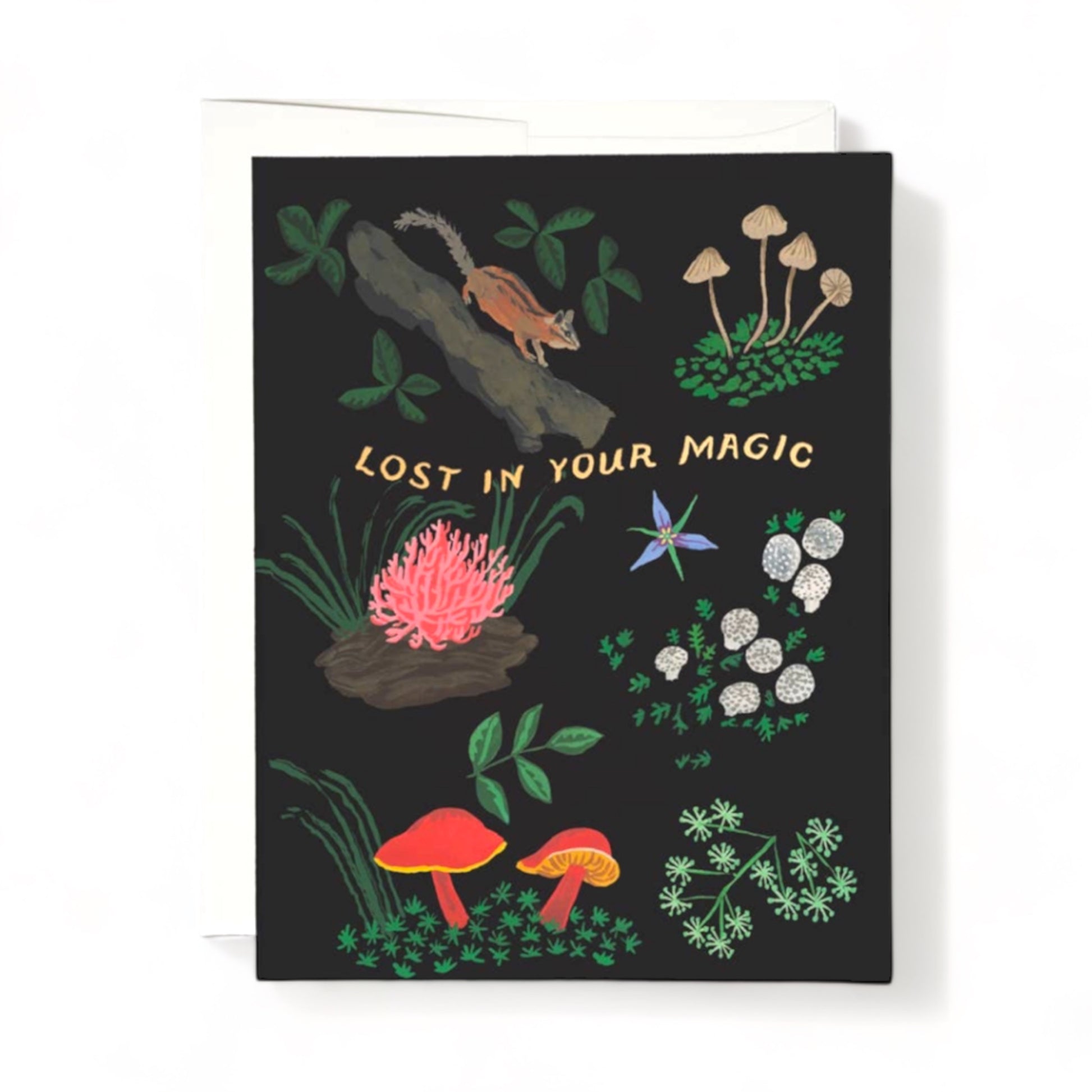 Lost In Your Magic Greeting Card - Hella Kitsch