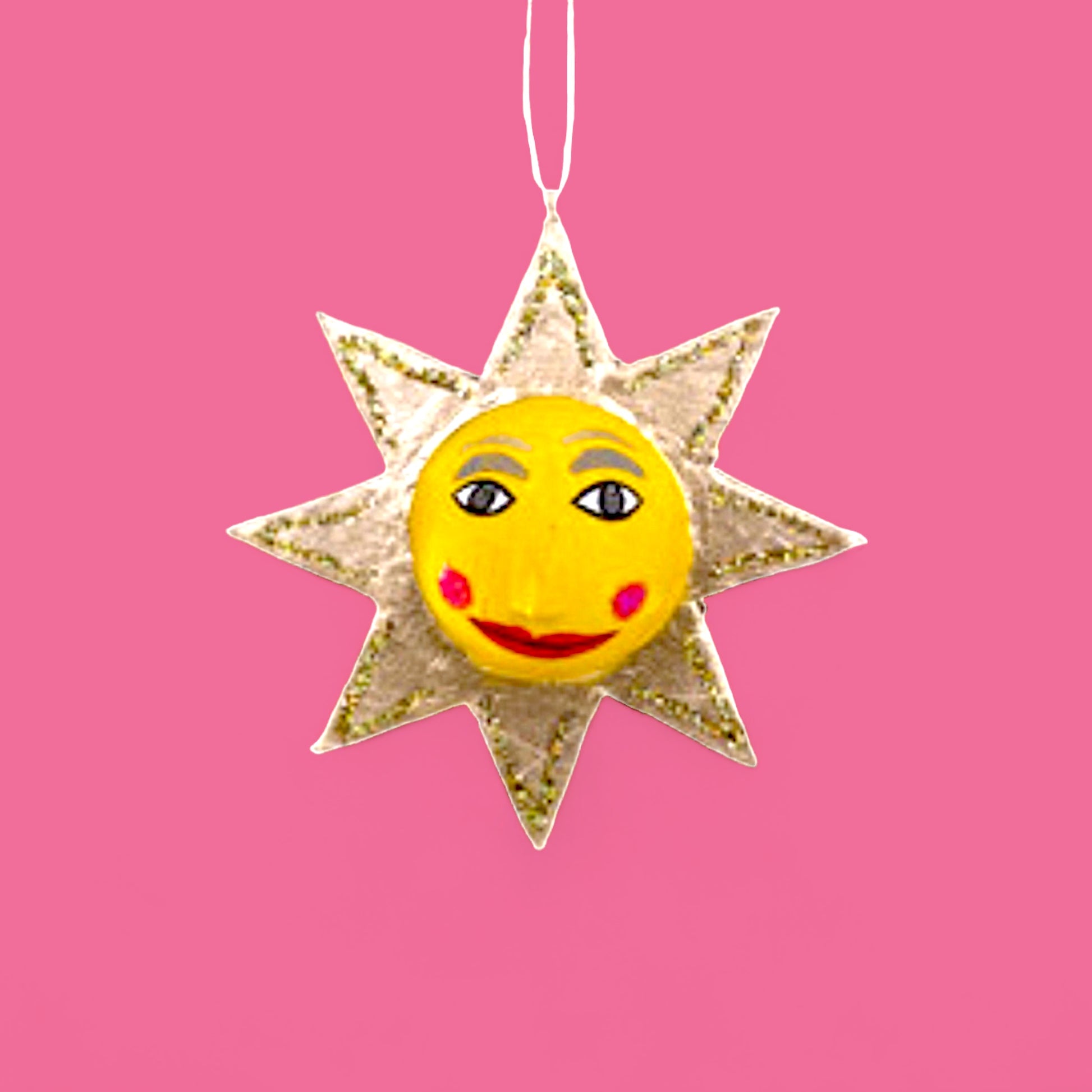 Jolly Sun Ornament - Hella Kitsch