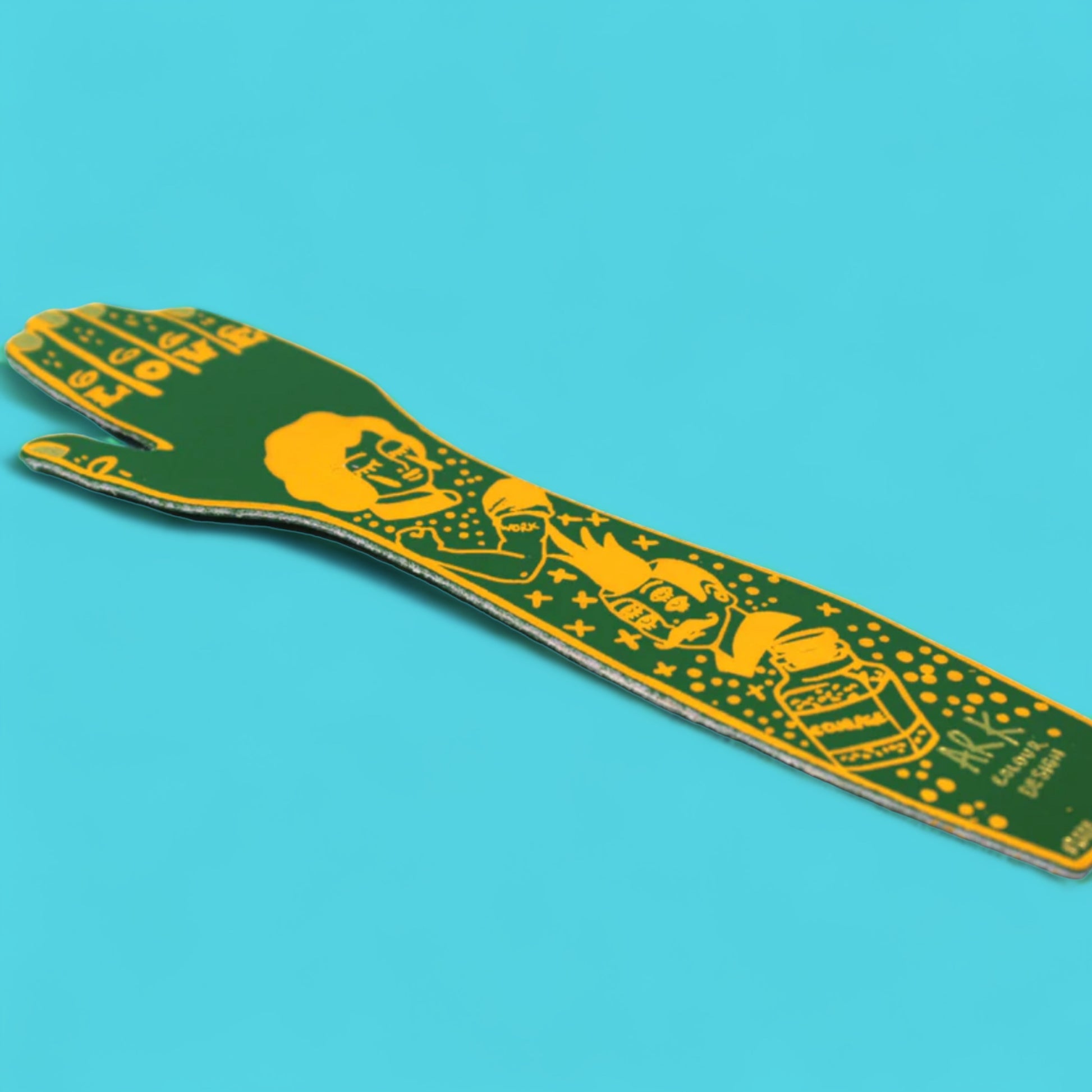 Tattooed Leather Arm Bookmark - Hella Kitsch