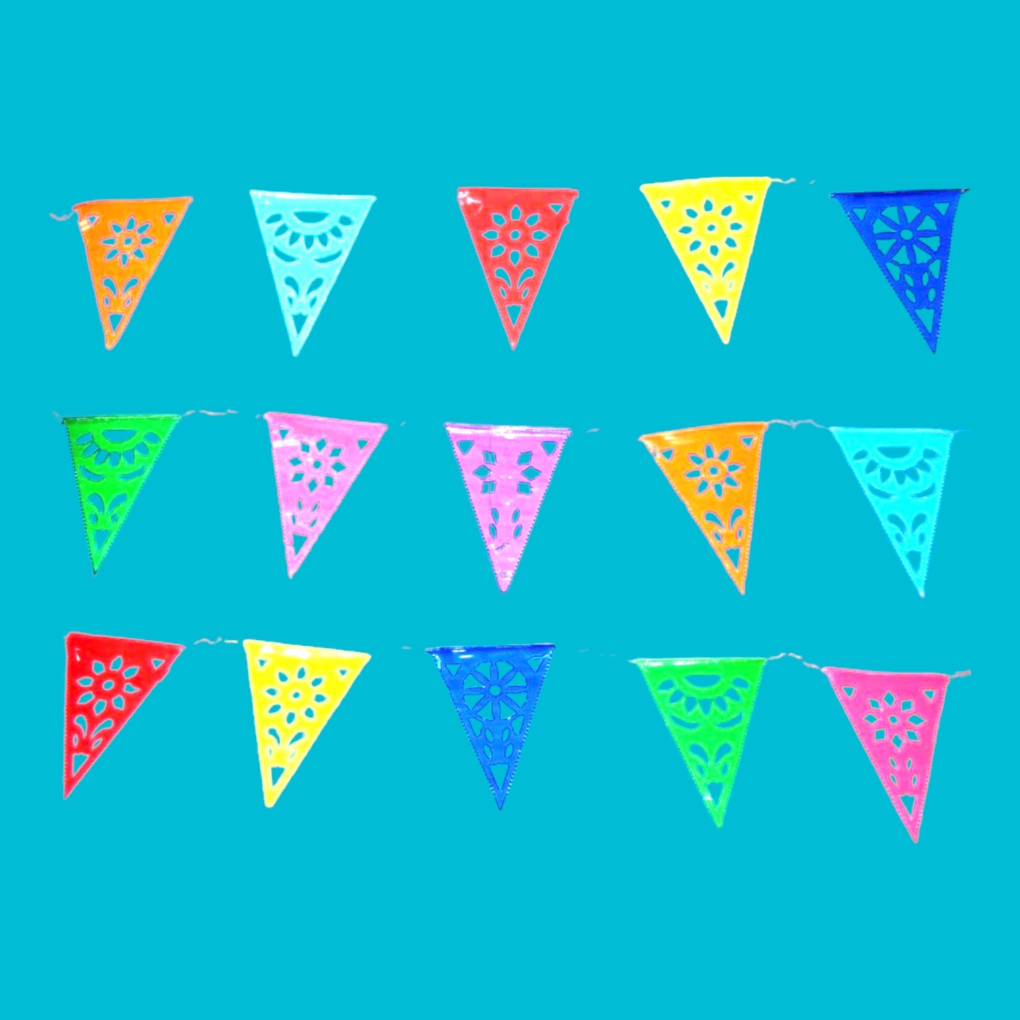 Plastic Papel Picado Banner