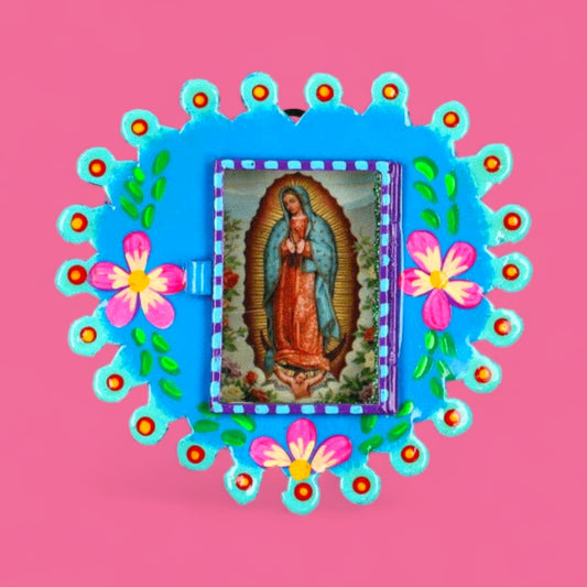 Grand Round Guadalupe Nicho - Blue - Hella Kitsch