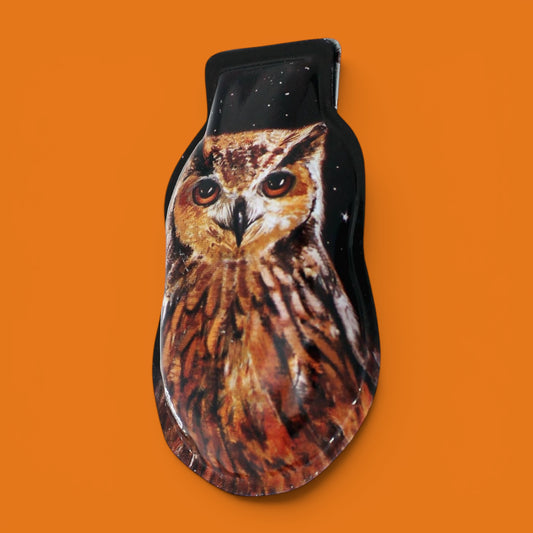Tin Owl Clicker Toy