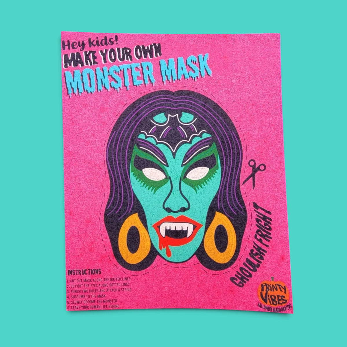 Make Your Own Classic Monster Mask