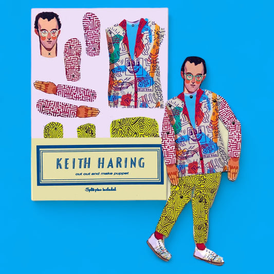 Keith Haring - Cut and Make Puppet - Hella Kitsch