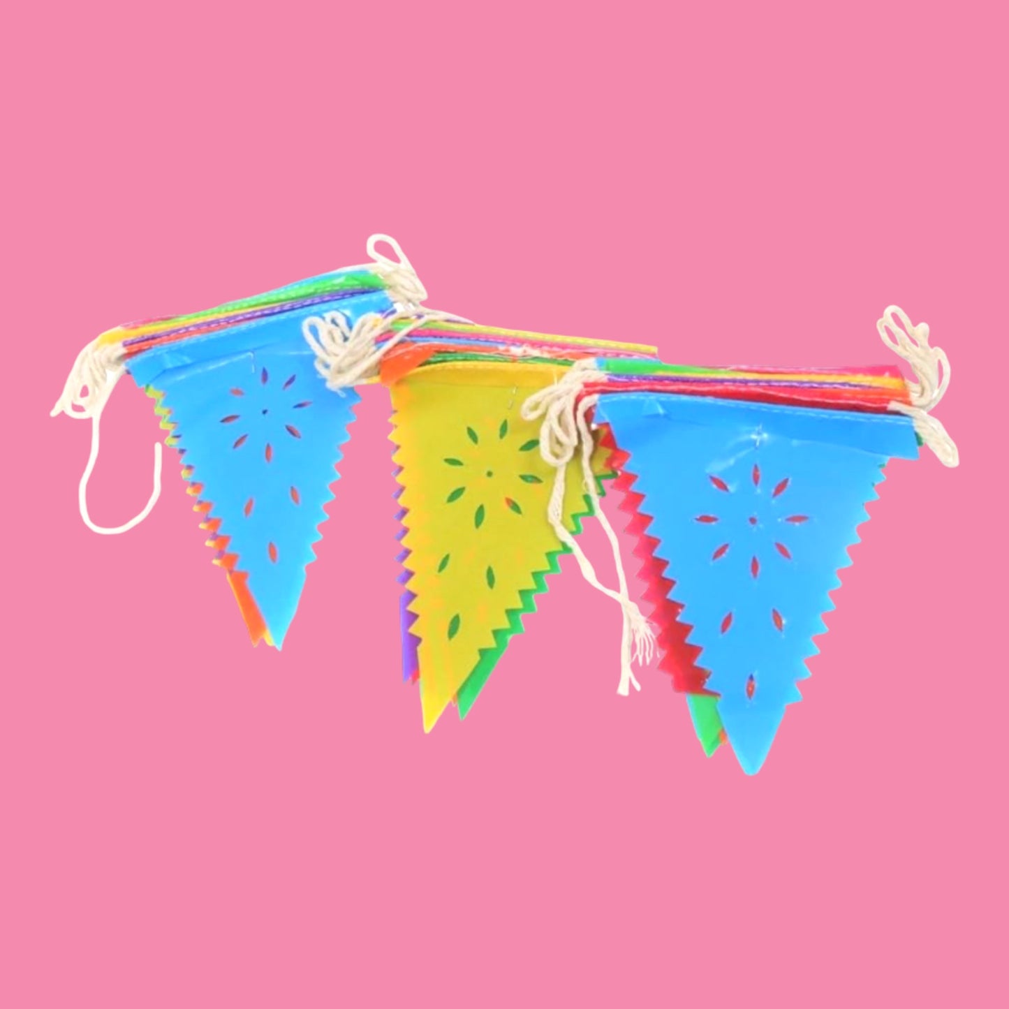 Plastic Papel Picado Mini Banner