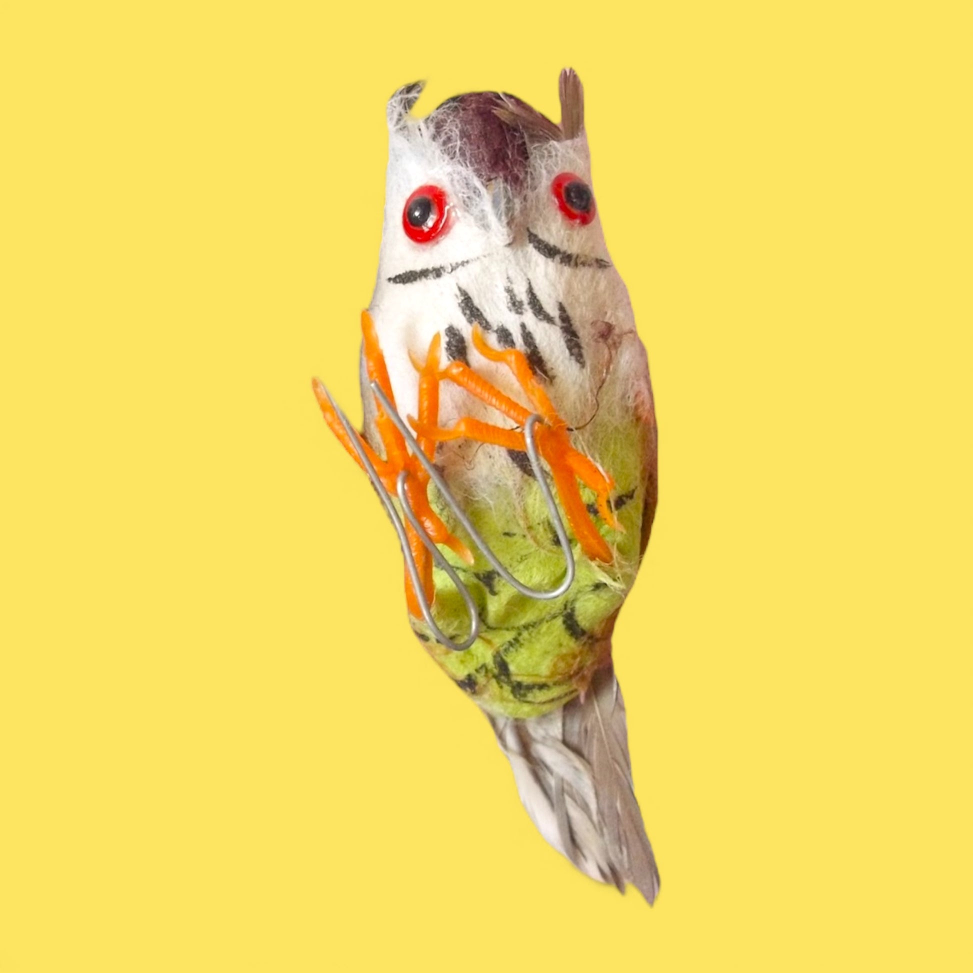 Vintage Deadstock Spun Cotton Owl - Hella Kitsch