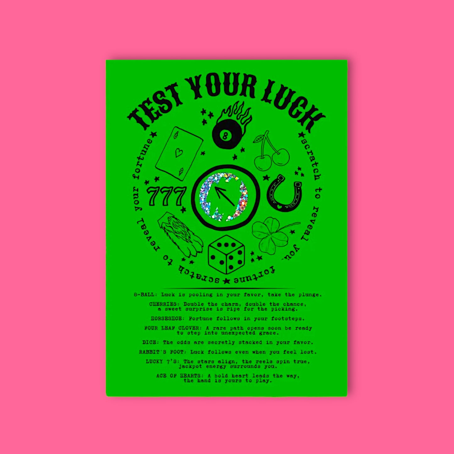 Halloween Scratch-Off Fortune Cards - Hella Kitsch