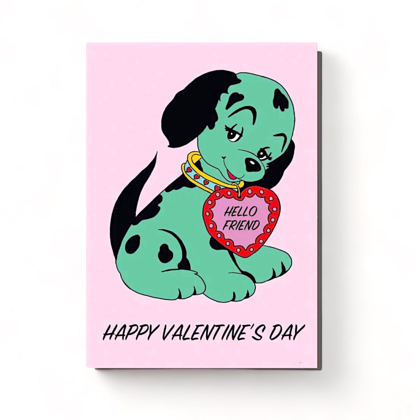 Retro Puppy - Valentine’s Greeting Card - Hella Kitsch