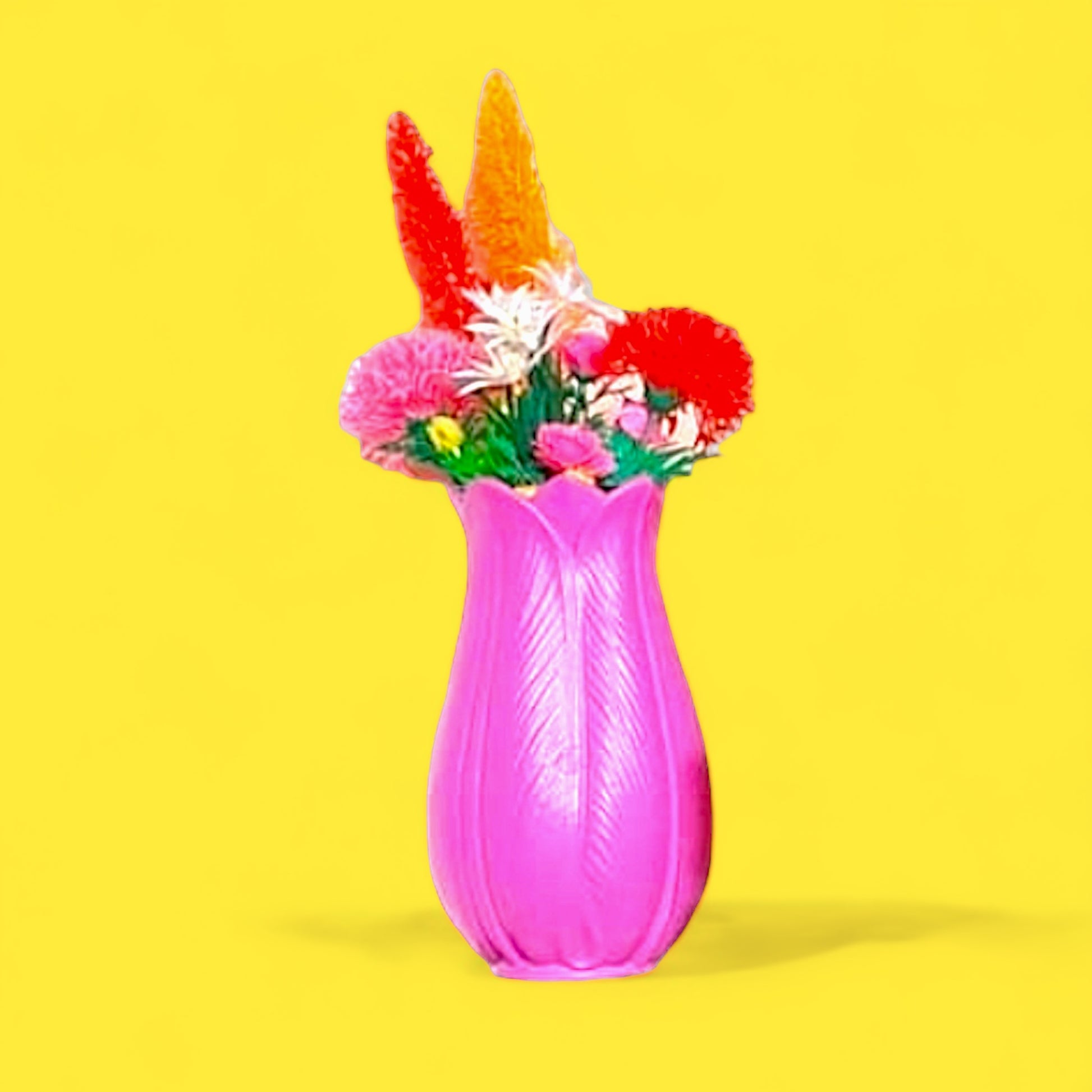 Recycled Plastic Tulip Vase - Hella Kitsch