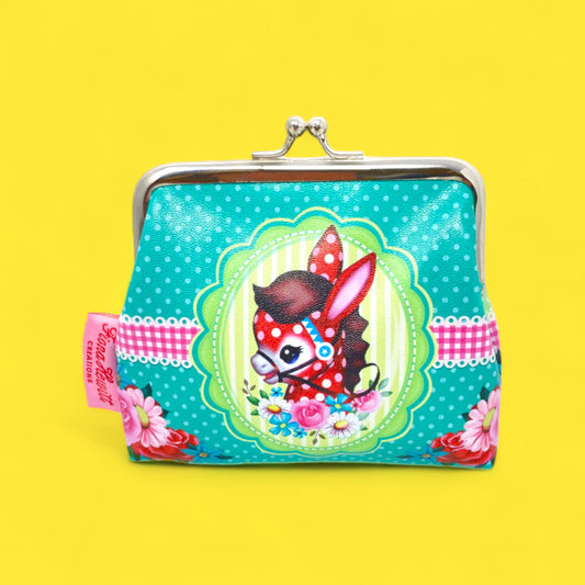 Sugarland Polka Dot Donkey Coin Purse - Hella Kitsch