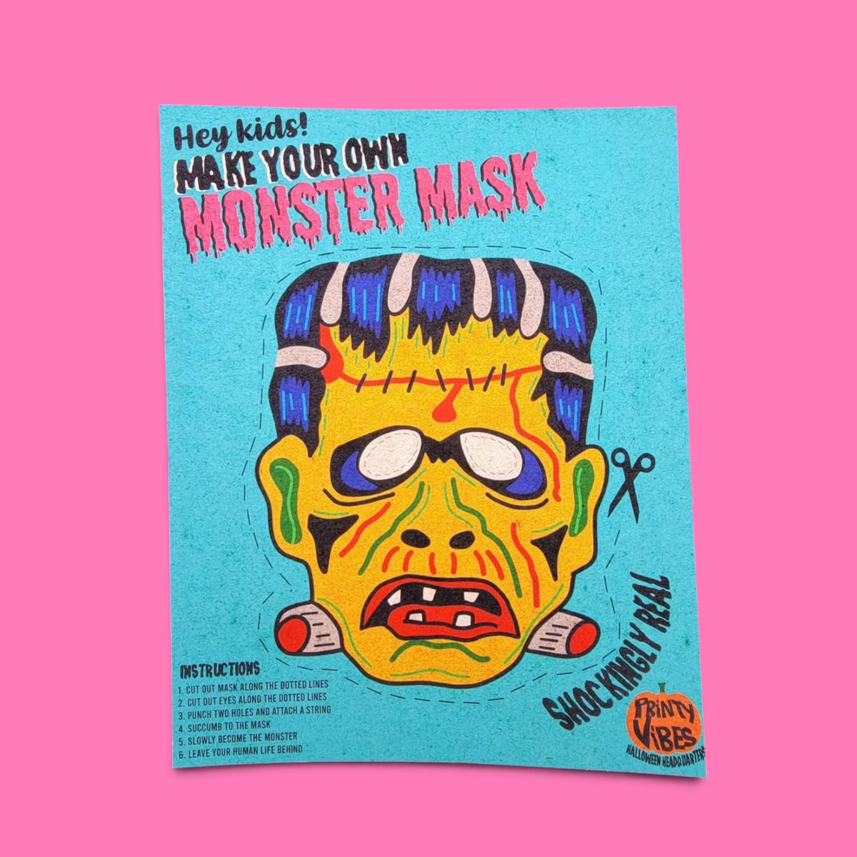 Make Your Own Classic Monster Mask