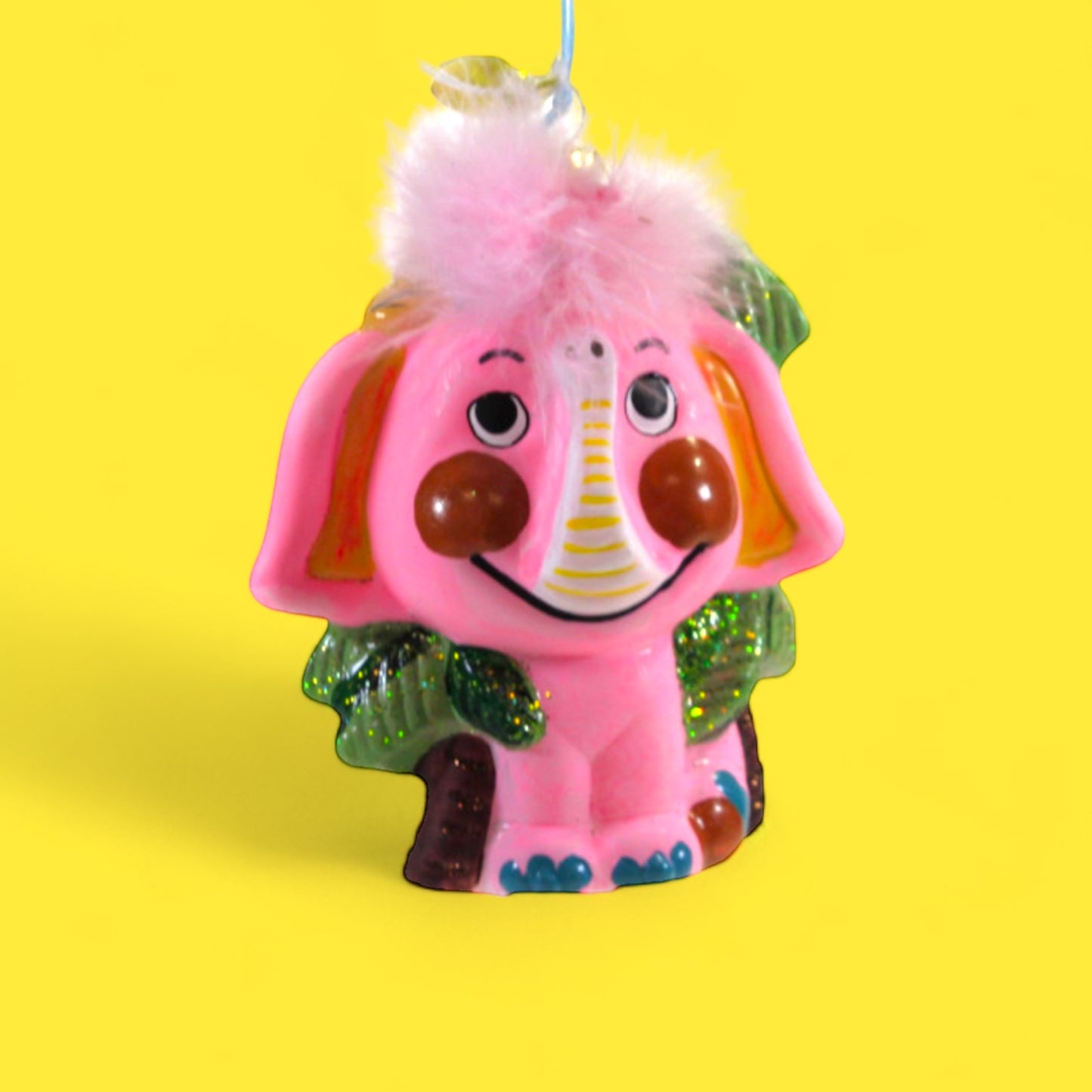 Kitschy Rainforest Elephant Ornament - Hella Kitsch