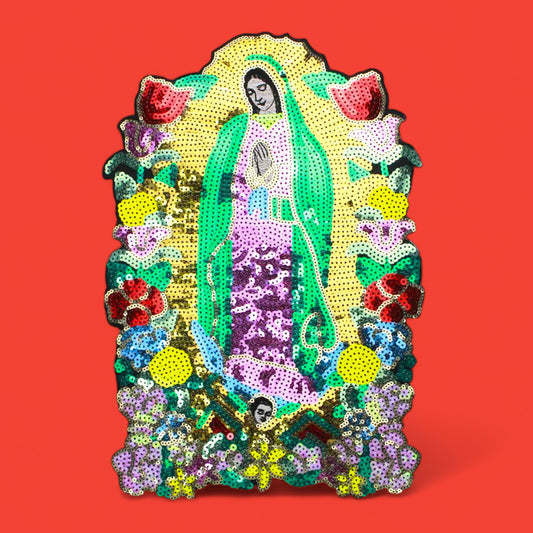 Virgin Guadalupe Extra Large Sequin Patch