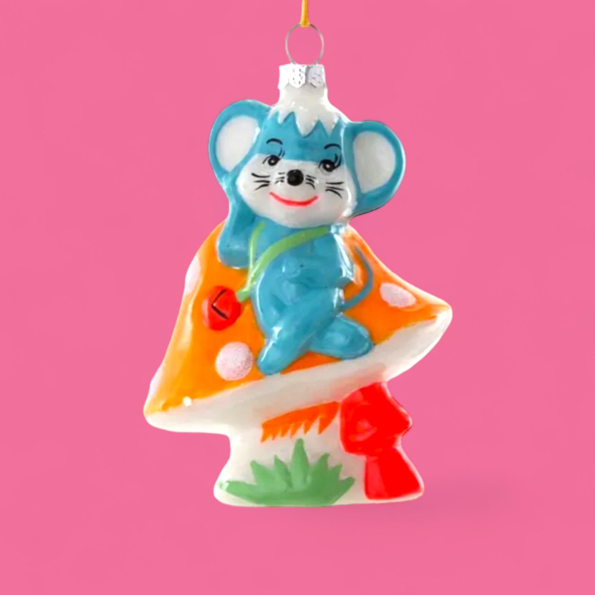 Kitschy Lazy Mouse Ornament - Hella Kitsch