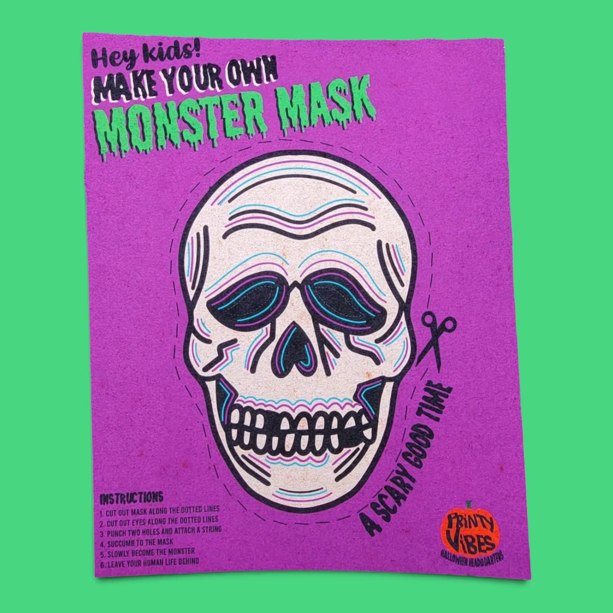 Make Your Own Classic Monster Mask