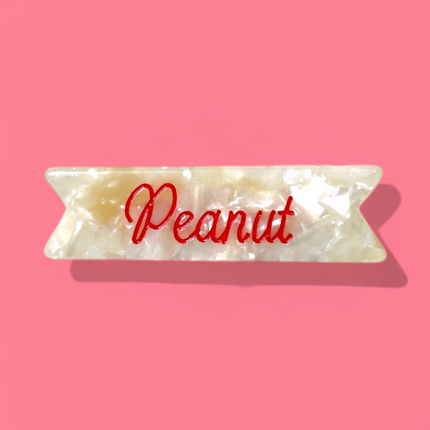 Peanut Hair Clip - Hella Kitsch