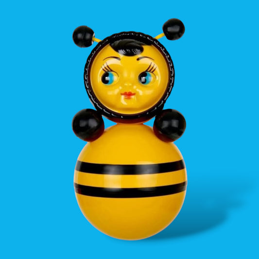 Russian Nevalyashka - Roly Poly Bee Doll