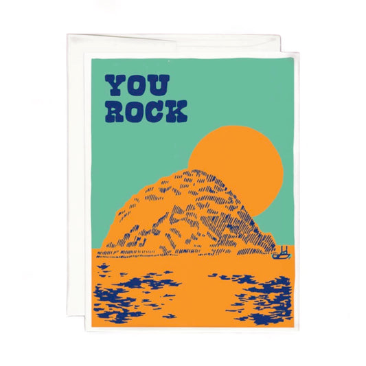You Rock Friendship Greeting Card - Hella Kitsch