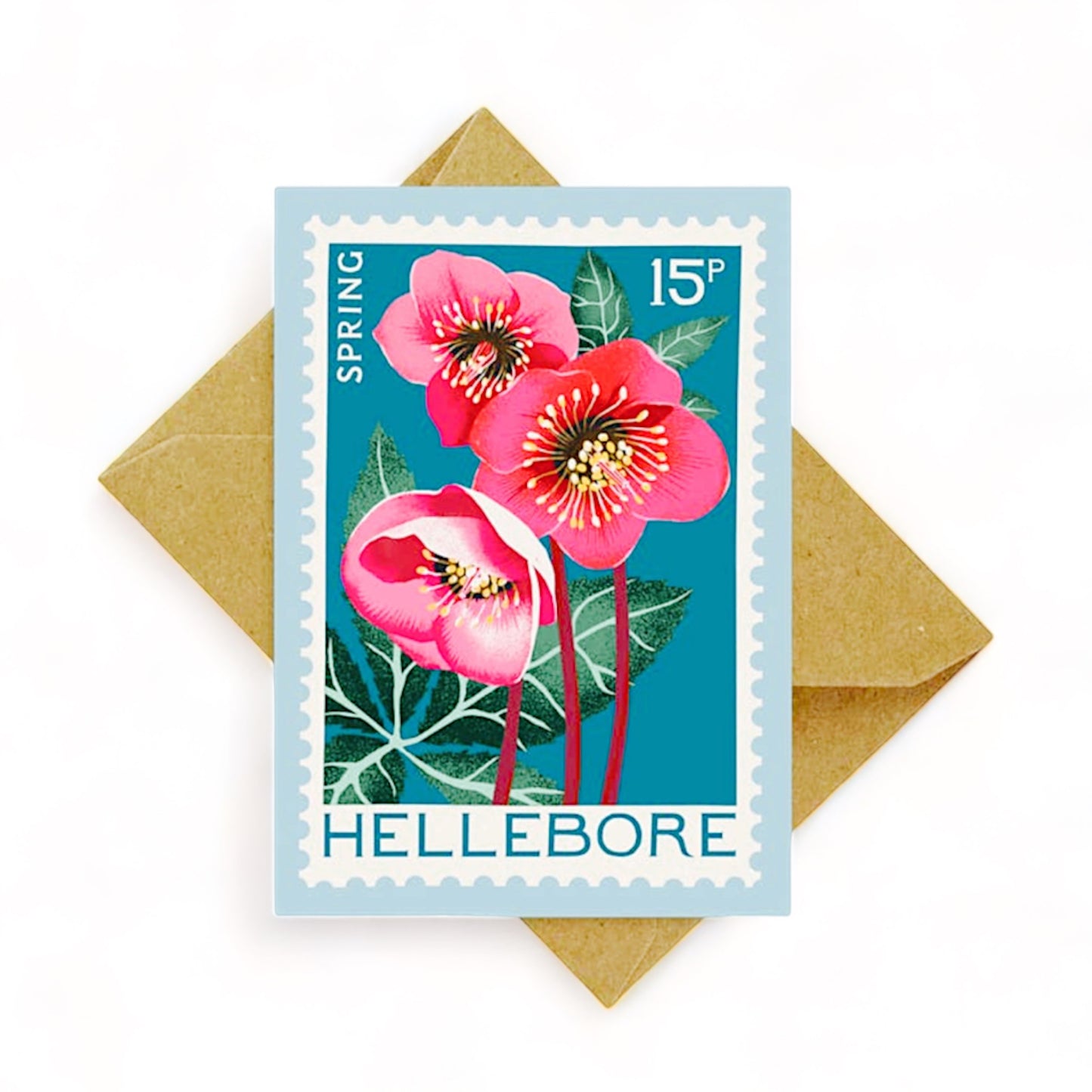 Hellebore Mini Greeting Card - Hella Kitsch