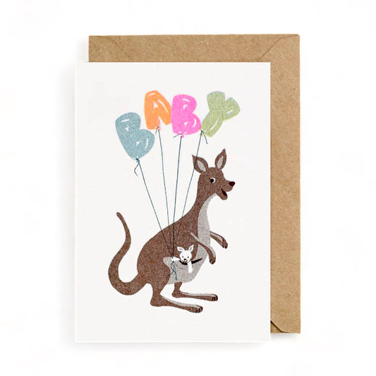 Baby Kangaroo Greeting Card