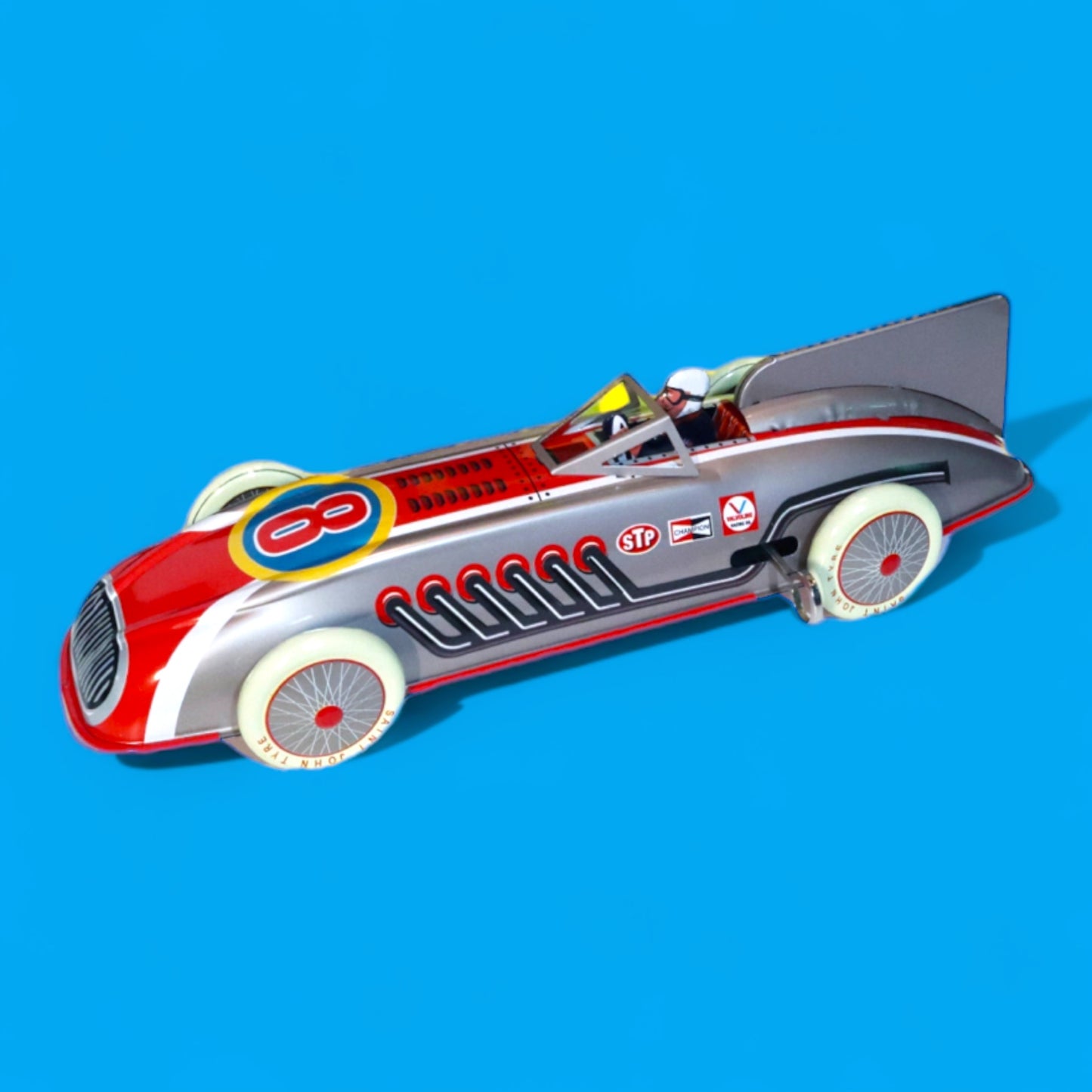 Jet Racer - Tin Wind-Up Toy - Hella Kitsch