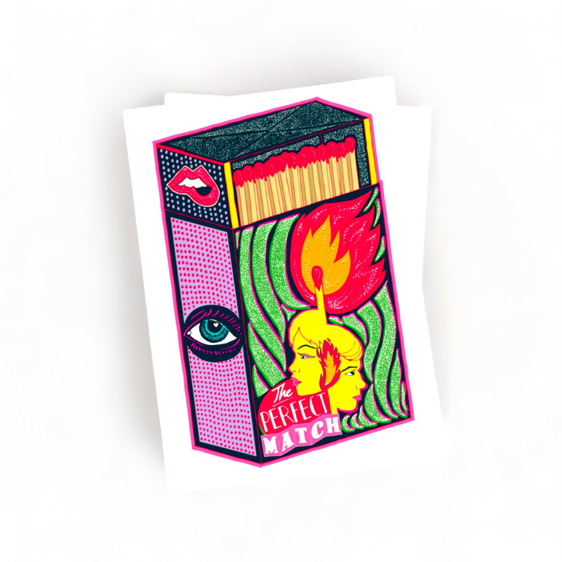 Perfect Match - Greeting Card - Hella Kitsch