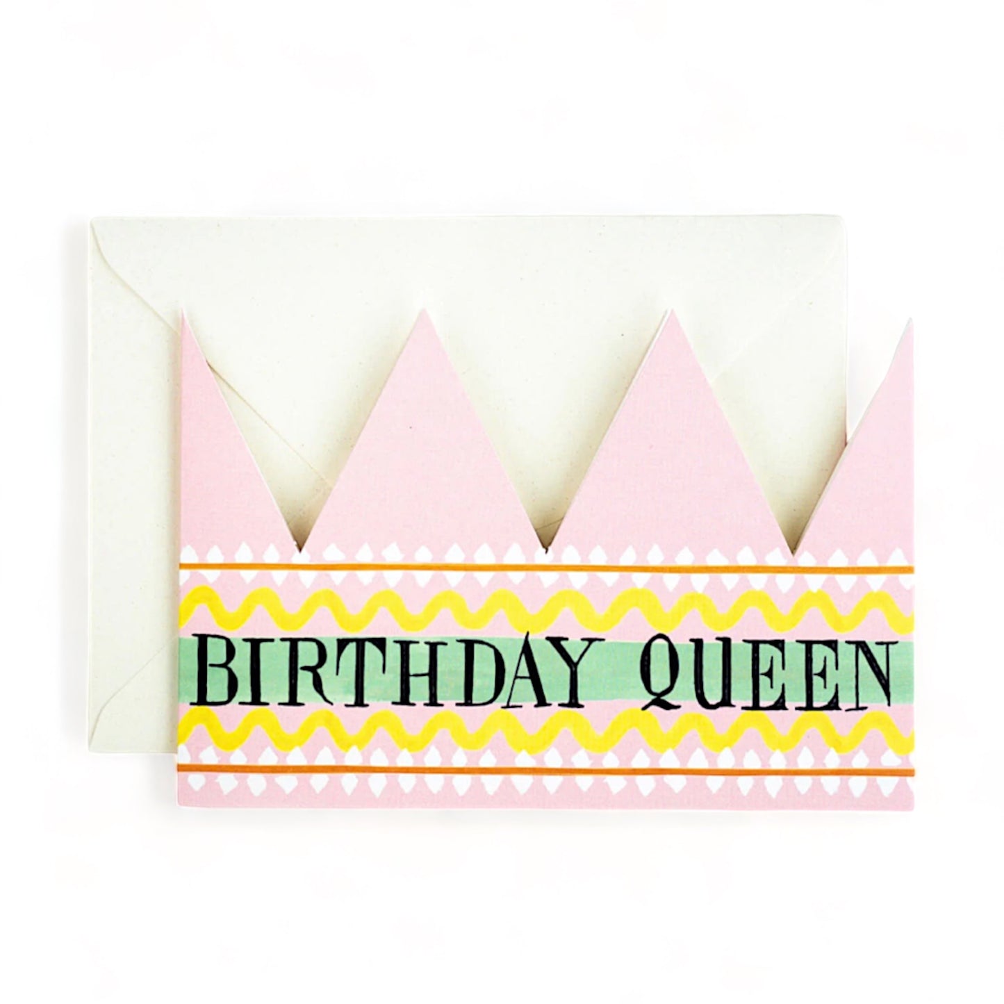 Birthday Queen Crown - Greeting Card - Hella Kitsch