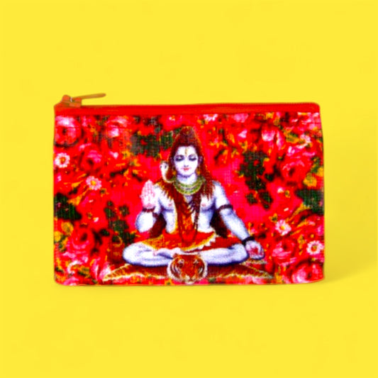 Bollywood Zipper Coin Purse - Shiva - Hella Kitsch