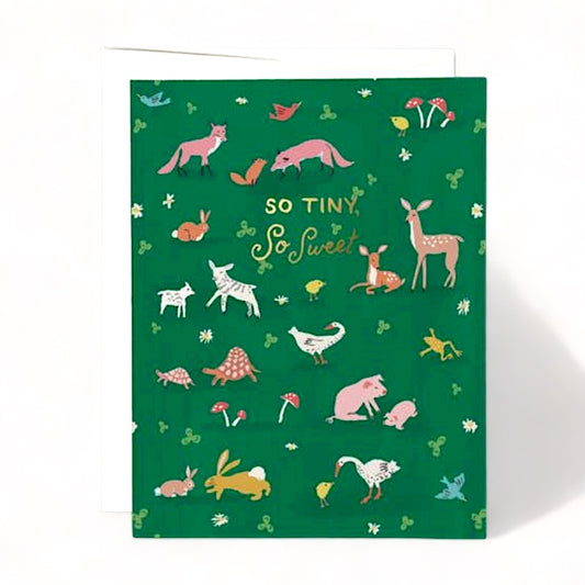 Tiny Baby Animals - Greeting Card - Hella Kitsch