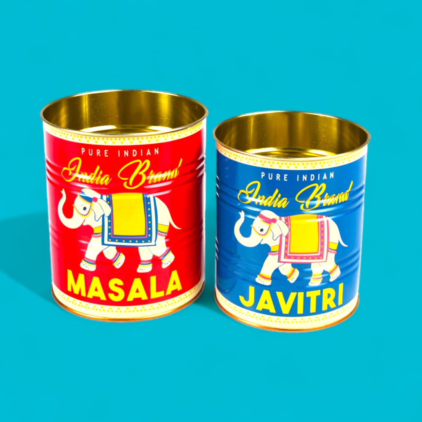 Masala & Javitri Storage Tin Set - Hella Kitsch