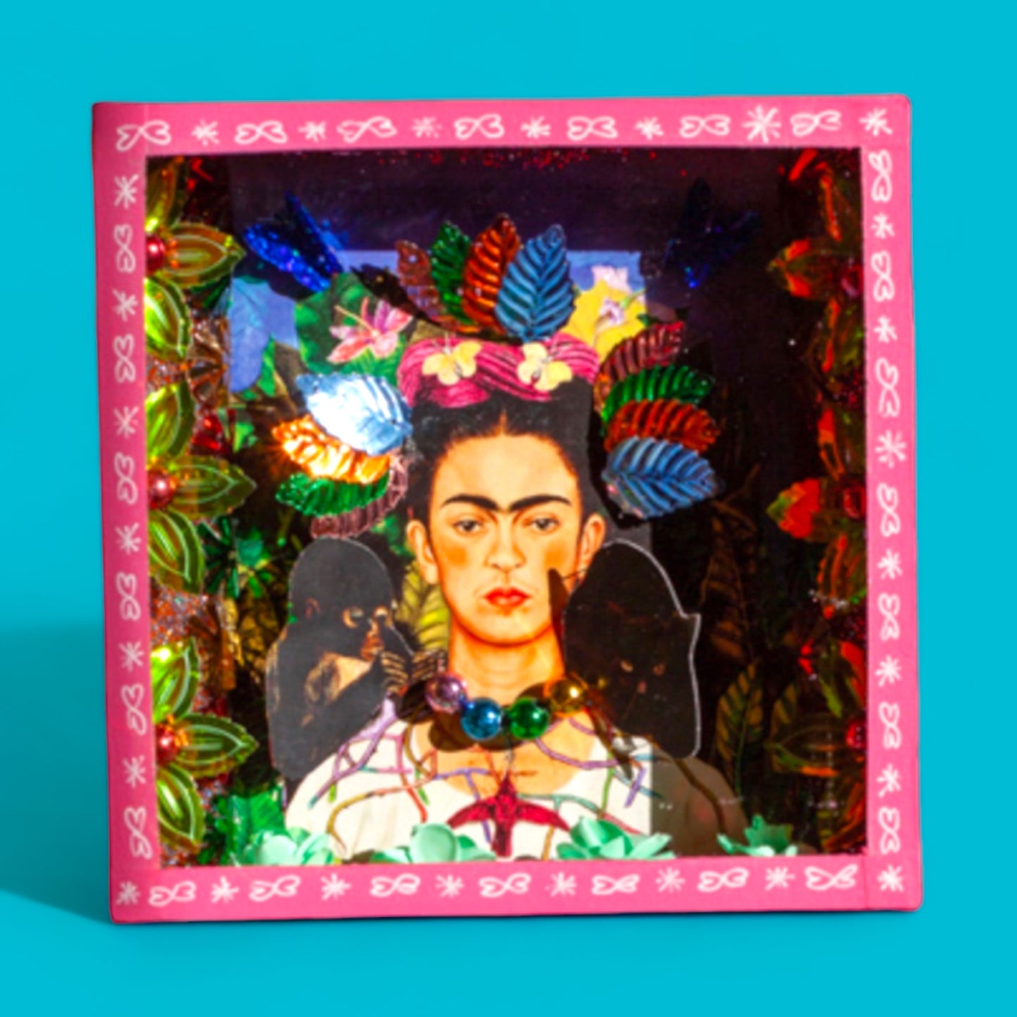 Frida Kahlo Nicho - Monkeys