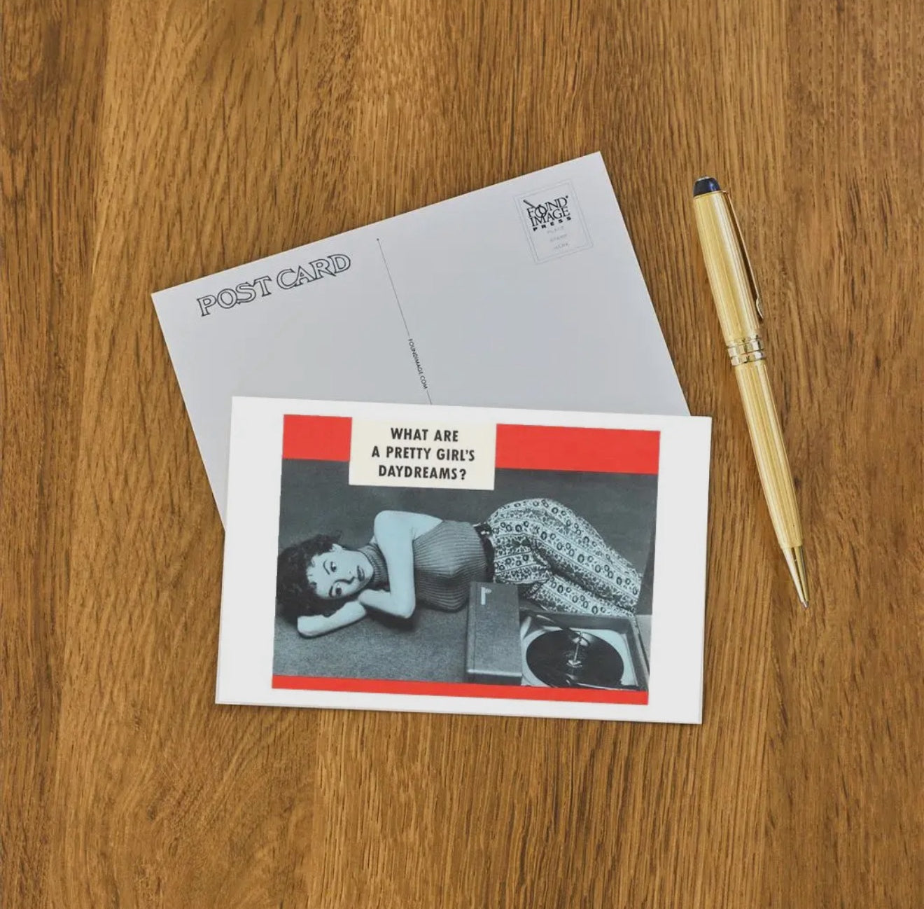 Postcard - What are Pretty Girls Daydreams?