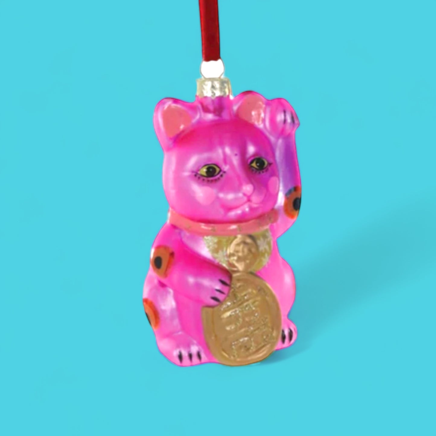 Lucky Cat Ornament - Hella Kitsch