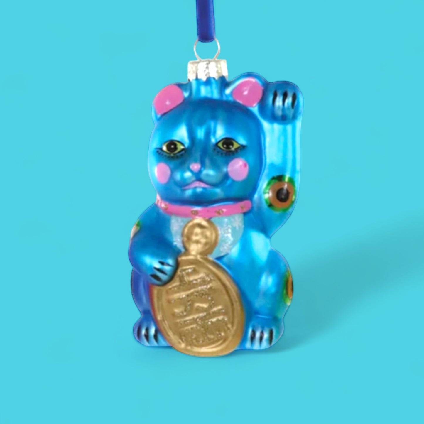 Lucky Cat Ornament - Hella Kitsch